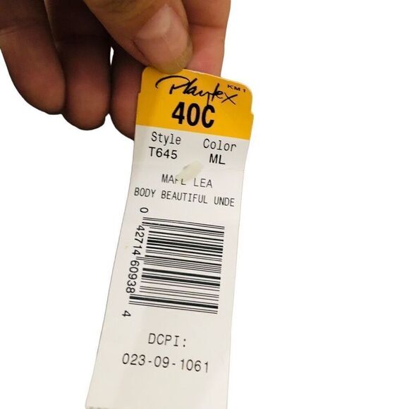 Playtex Chocolate Brown Style T645 Bra NWT Color ML - Picture 3 of 4